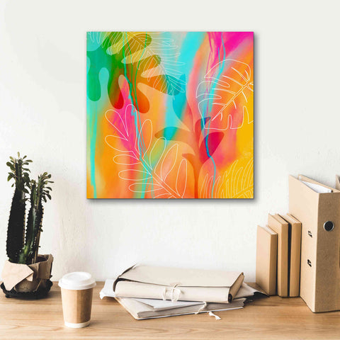 Image of 'Tropical Journey' by Andrea Haase, Giclee Canvas Wall Art,18 x 18
