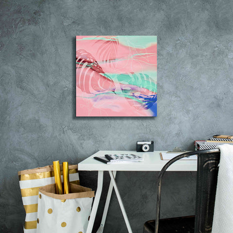 Image of 'Tropical Romance' by Andrea Haase, Giclee Canvas Wall Art,18 x 18