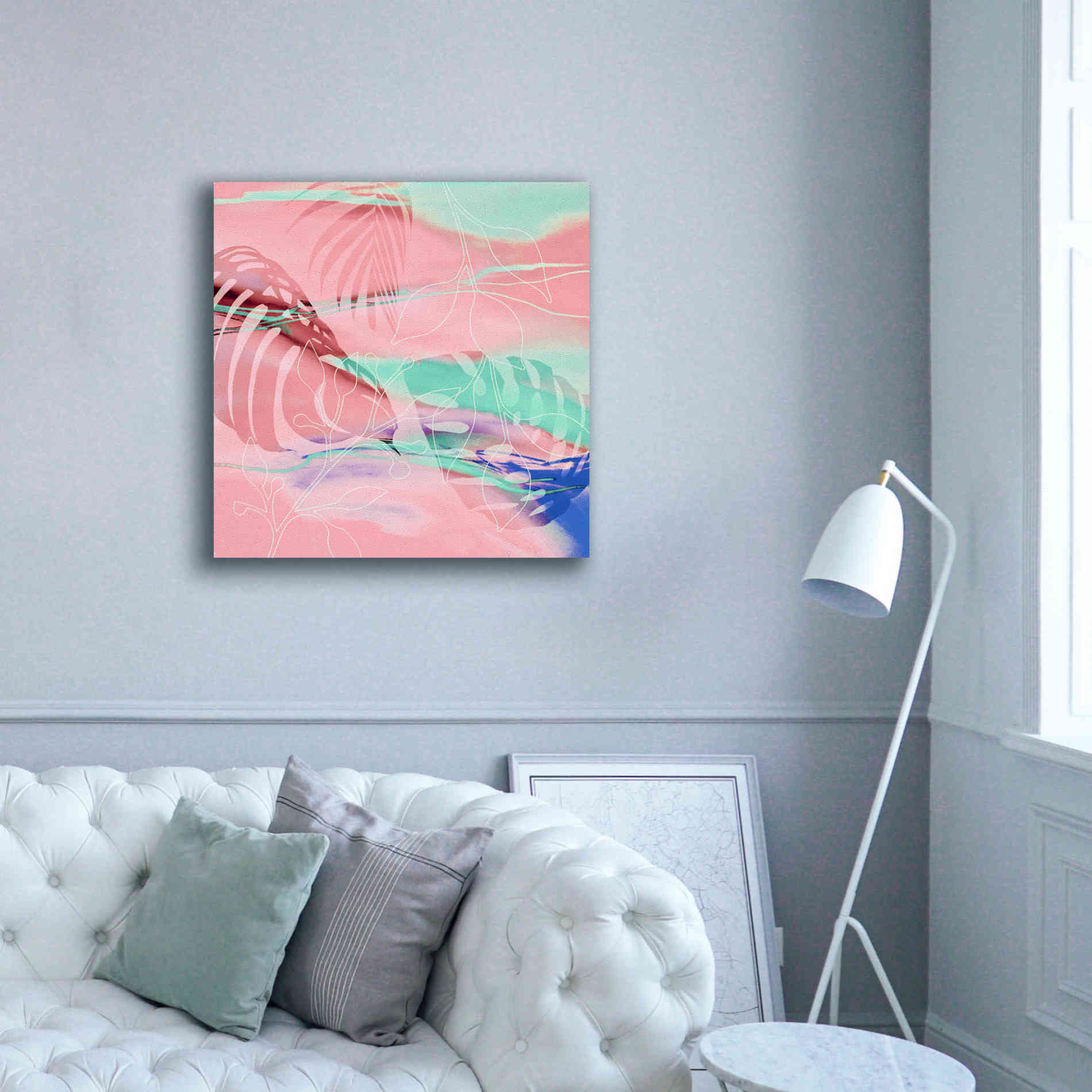 'Tropical Romance' by Andrea Haase, Giclee Canvas Wall Art,37 x 37
