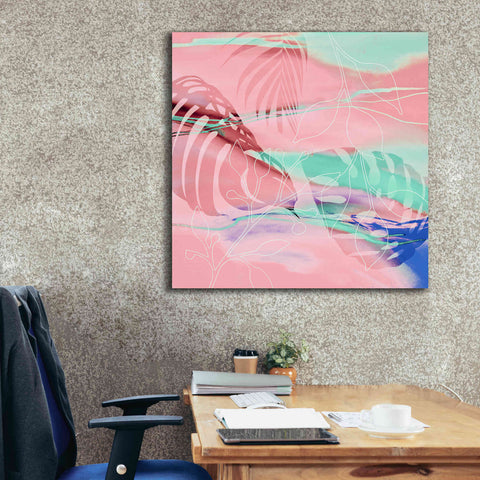 Image of 'Tropical Romance' by Andrea Haase, Giclee Canvas Wall Art,37 x 37