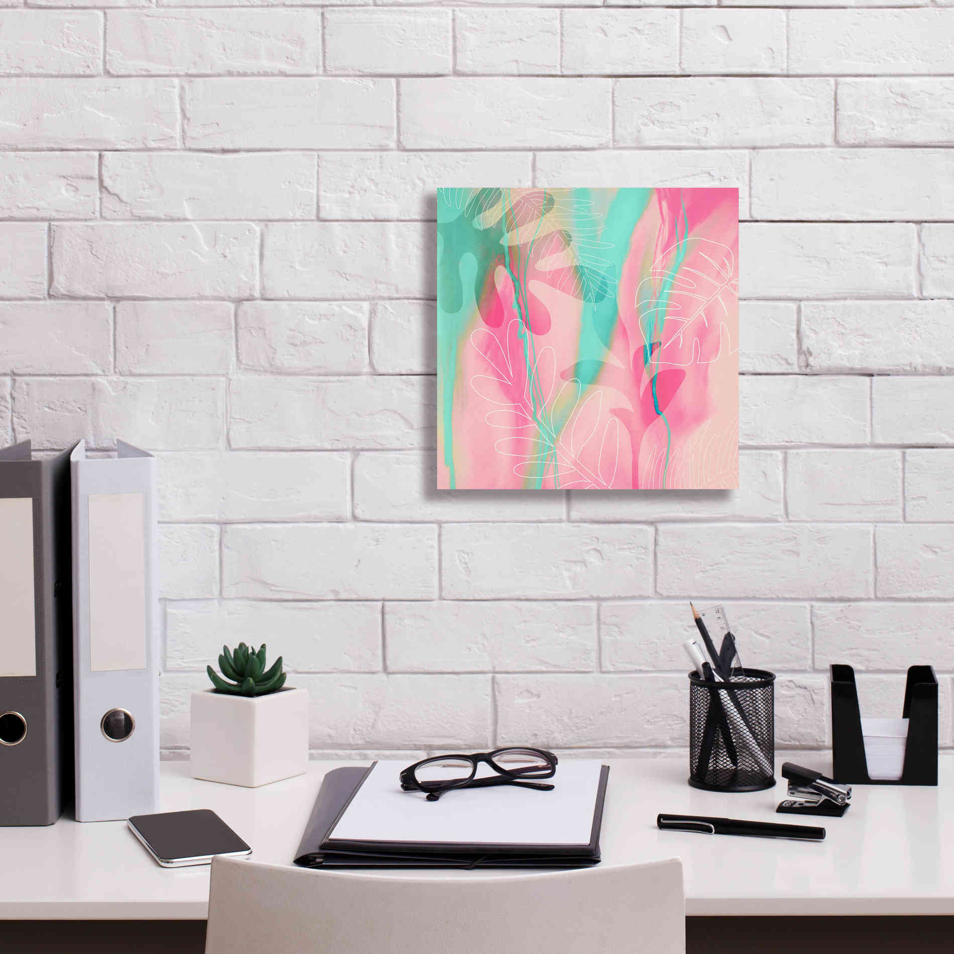 'Tropical Dream' by Andrea Haase, Giclee Canvas Wall Art,12 x 12