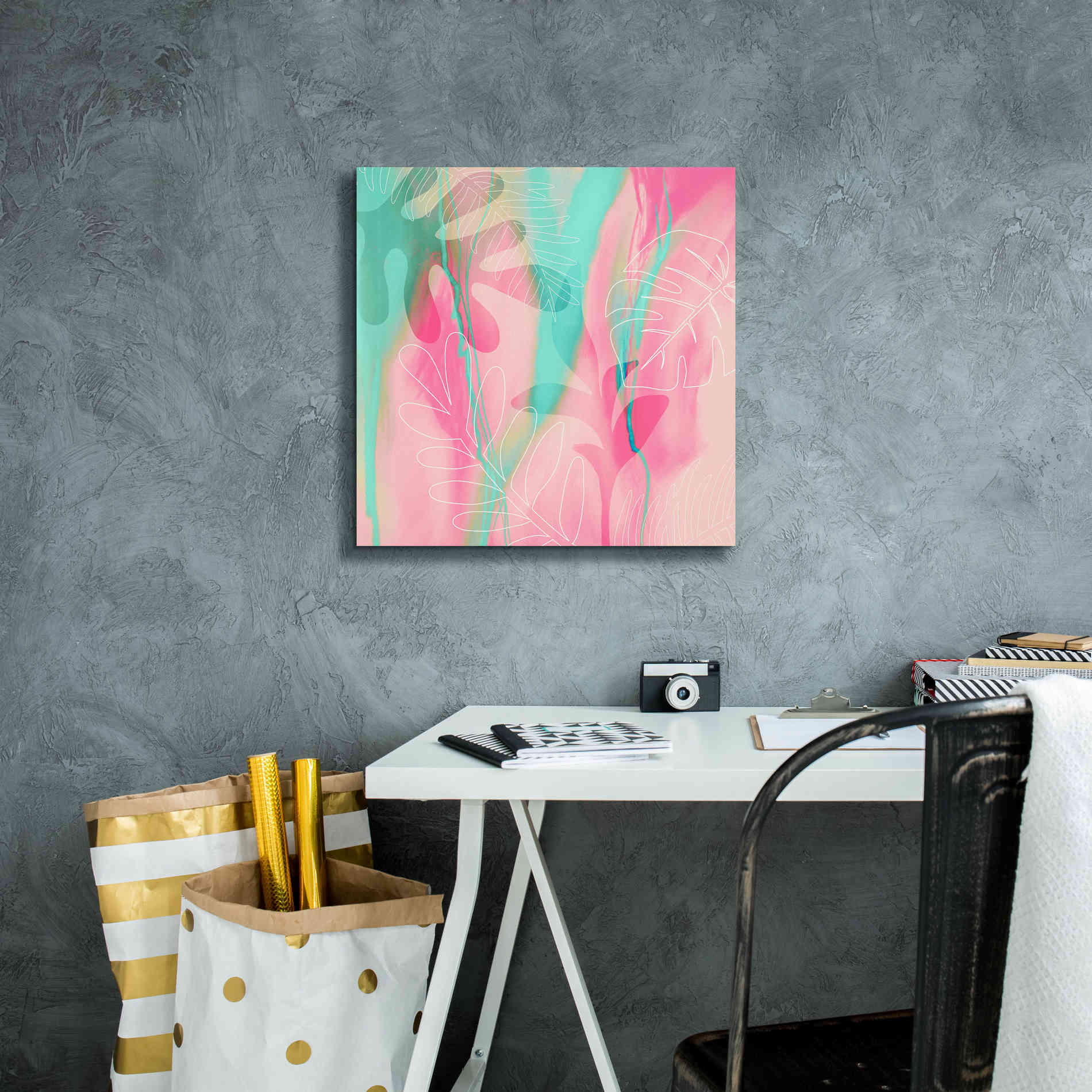 'Tropical Dream' by Andrea Haase, Giclee Canvas Wall Art,18 x 18
