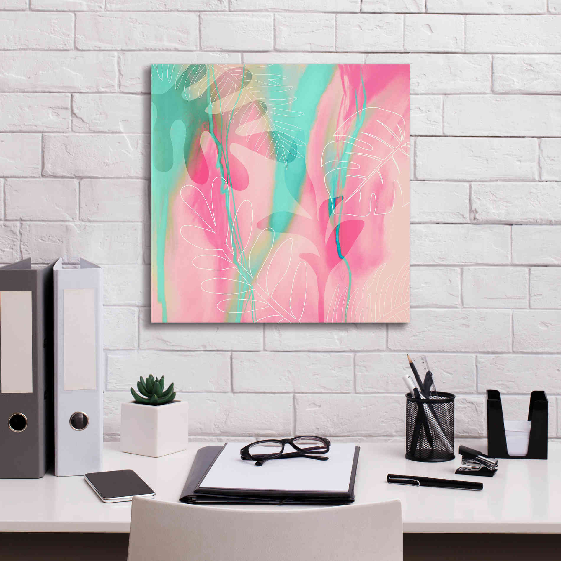'Tropical Dream' by Andrea Haase, Giclee Canvas Wall Art,18 x 18
