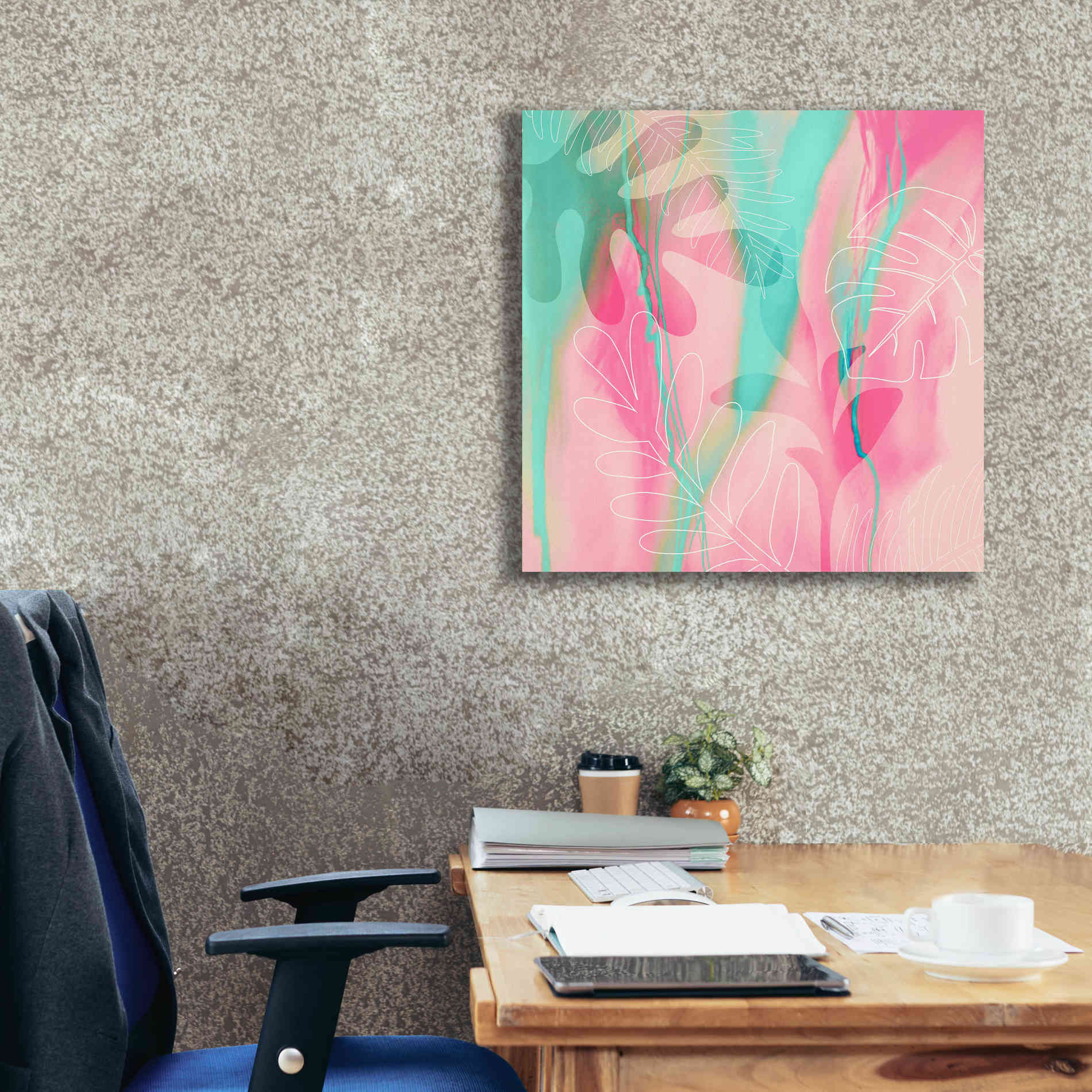 'Tropical Dream' by Andrea Haase, Giclee Canvas Wall Art,26 x 26