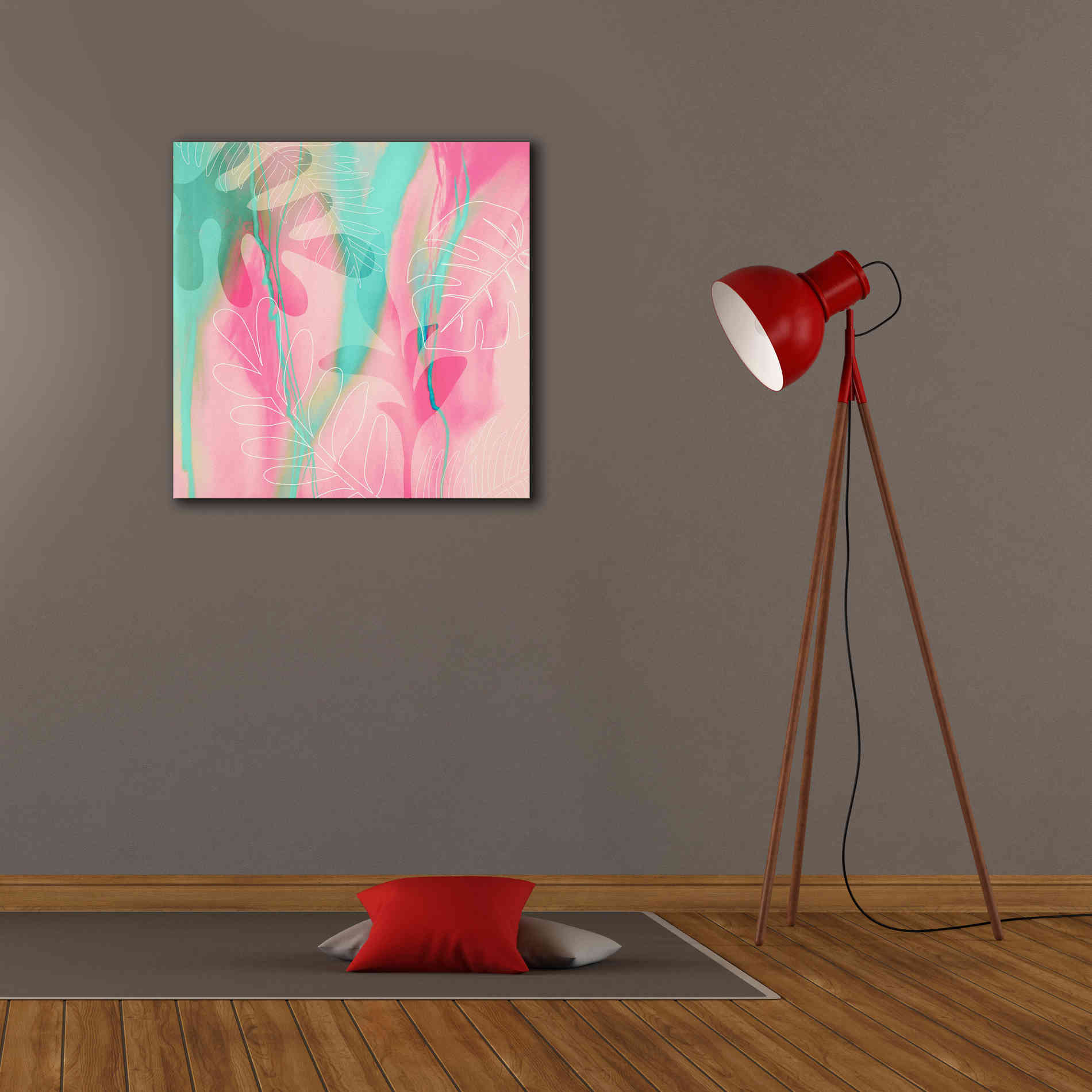 'Tropical Dream' by Andrea Haase, Giclee Canvas Wall Art,26 x 26