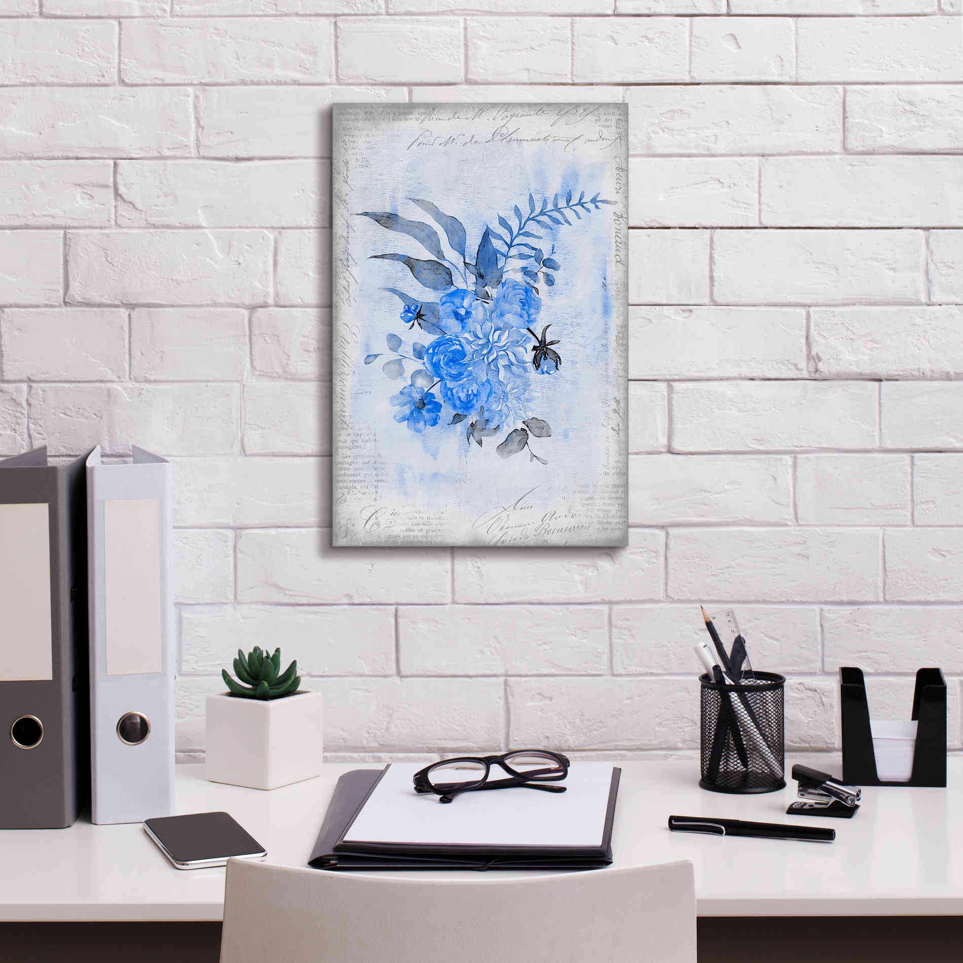 'Blue Spring' by Andrea Haase, Giclee Canvas Wall Art,12 x 18