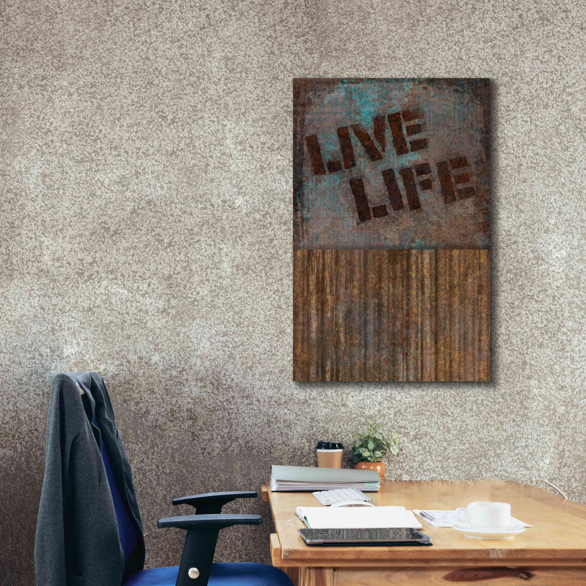 'Live Life' by Andrea Haase, Giclee Canvas Wall Art,26 x 40