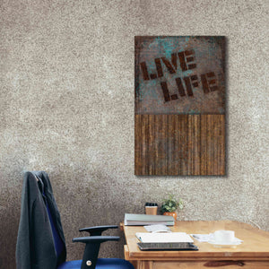 'Live Life' by Andrea Haase, Giclee Canvas Wall Art,26 x 40