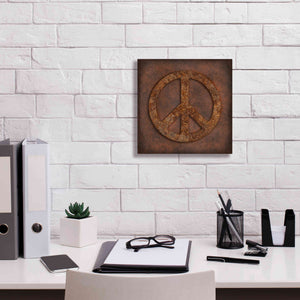 'Rusted Peace ' by Andrea Haase, Giclee Canvas Wall Art,12 x 12