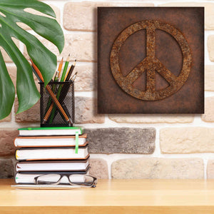 'Rusted Peace ' by Andrea Haase, Giclee Canvas Wall Art,12 x 12
