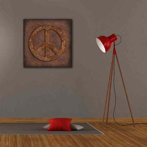 'Rusted Peace ' by Andrea Haase, Giclee Canvas Wall Art,26 x 26