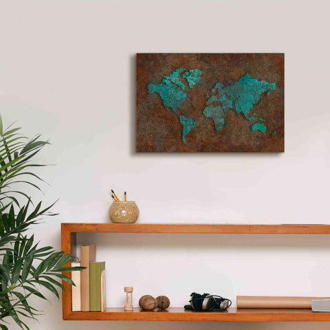 Image of 'Rusted World' by Andrea Haase, Giclee Canvas Wall Art,18 x 12