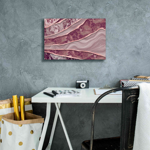 Image of 'Rose Quartz Marble And Stone' by Andrea Haase, Giclee Canvas Wall Art,18 x 12