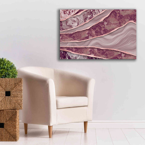 Image of 'Rose Quartz Marble And Stone' by Andrea Haase, Giclee Canvas Wall Art,40 x 26