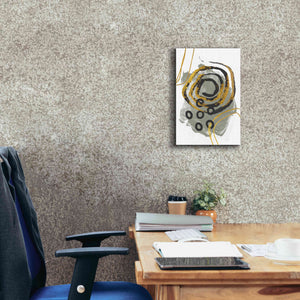 'Gold Meets Neutrals VI' by Andrea Haase, Giclee Canvas Wall Art,12 x 18