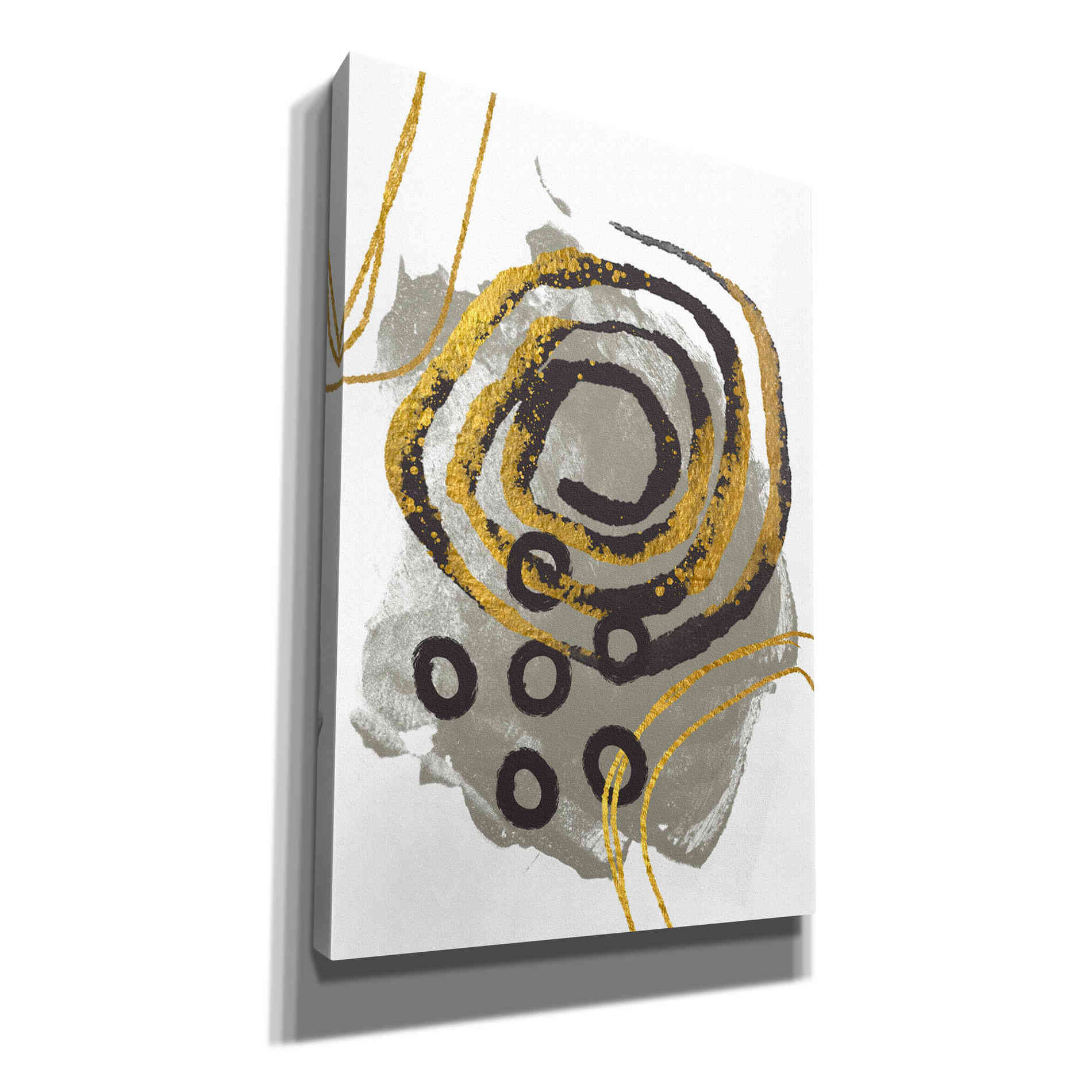 'Gold Meets Neutrals VI' by Andrea Haase, Giclee Canvas Wall Art