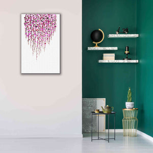 'Fancy Dots Pink' by Andrea Haase Giclee Canvas Wall Art,26 x 40
