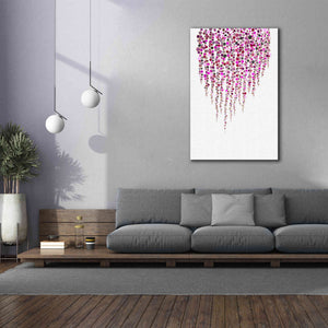 'Fancy Dots Pink' by Andrea Haase Giclee Canvas Wall Art,40 x 60