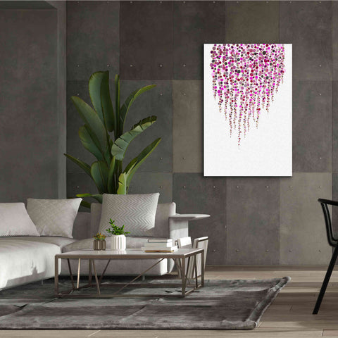 Image of 'Fancy Dots Pink' by Andrea Haase Giclee Canvas Wall Art,40 x 60