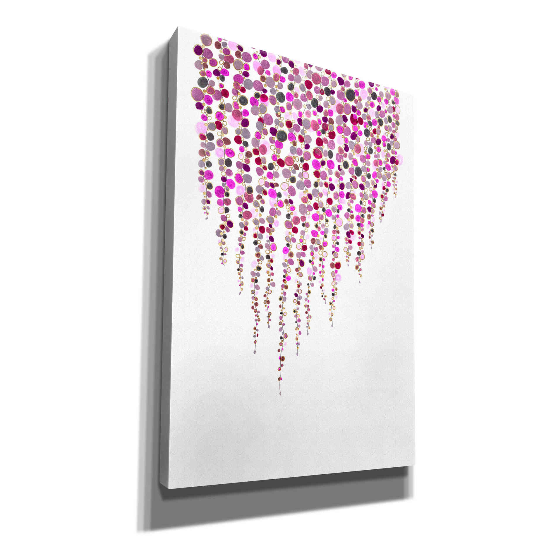 'Fancy Dots Pink' by Andrea Haase Giclee Canvas Wall Art