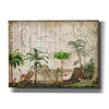 'Wild Animals Paradise Green' by Andrea Haase Giclee Canvas Wall Art