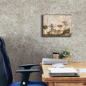 'Wild Animals Paradise Brown' by Andrea Haase Giclee Canvas Wall Art,16 x 12