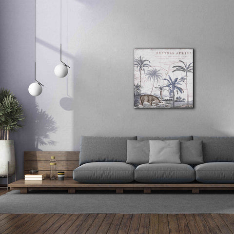 Image of 'Hippo Adventure' by Andrea Haase Giclee Canvas Wall Art,37 x 37