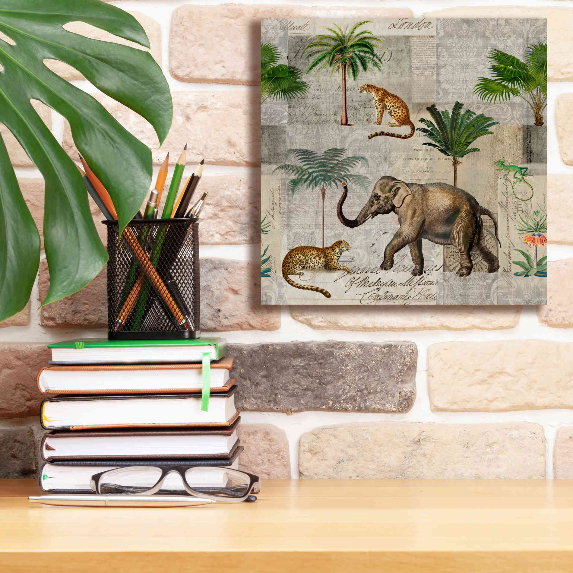 'The Magic Of Africa' by Andrea Haase Giclee Canvas Wall Art,12 x 12
