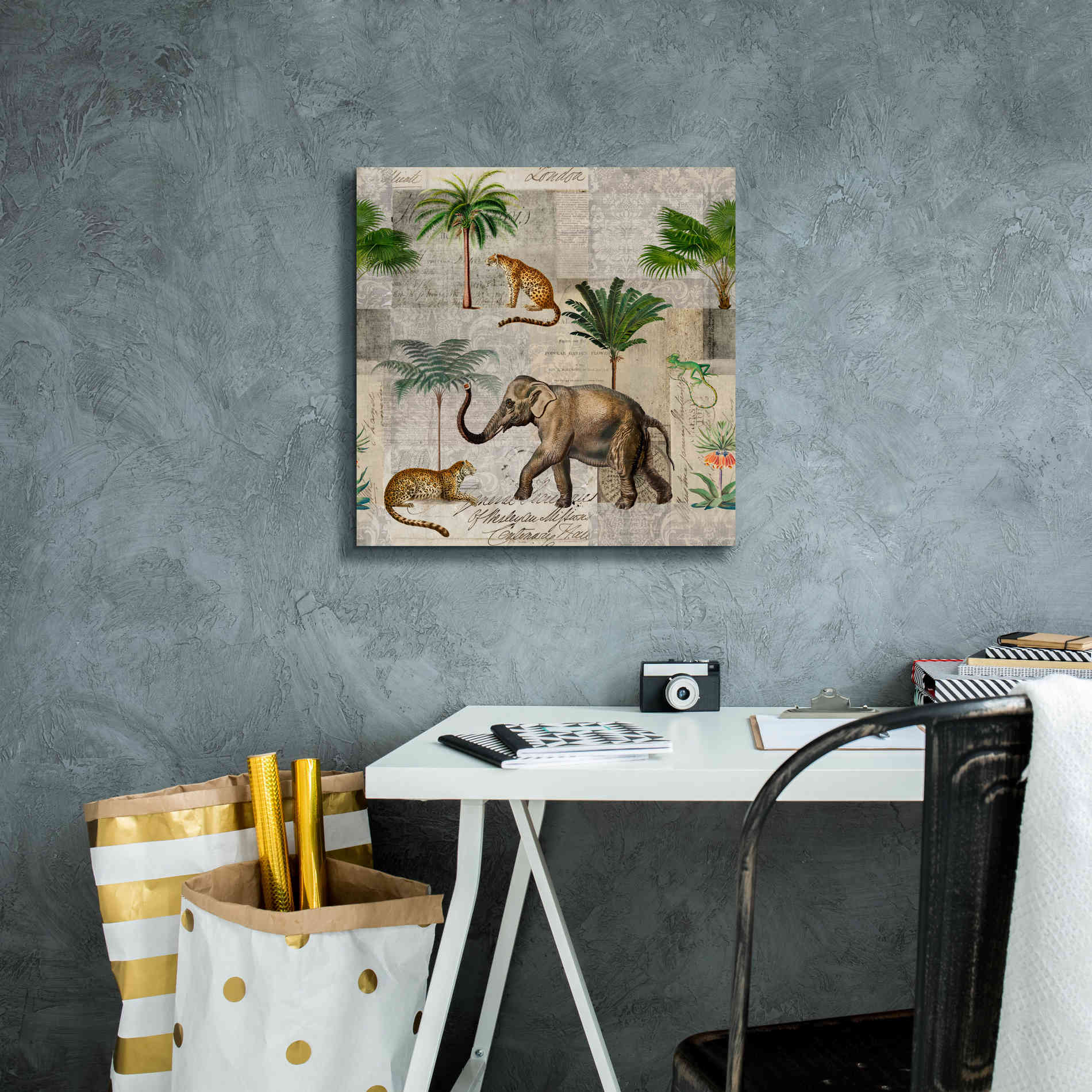 'The Magic Of Africa' by Andrea Haase Giclee Canvas Wall Art,18 x 18