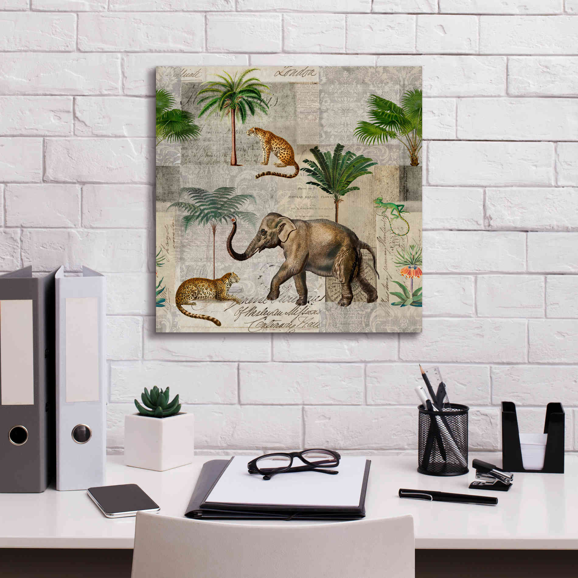 'The Magic Of Africa' by Andrea Haase Giclee Canvas Wall Art,18 x 18
