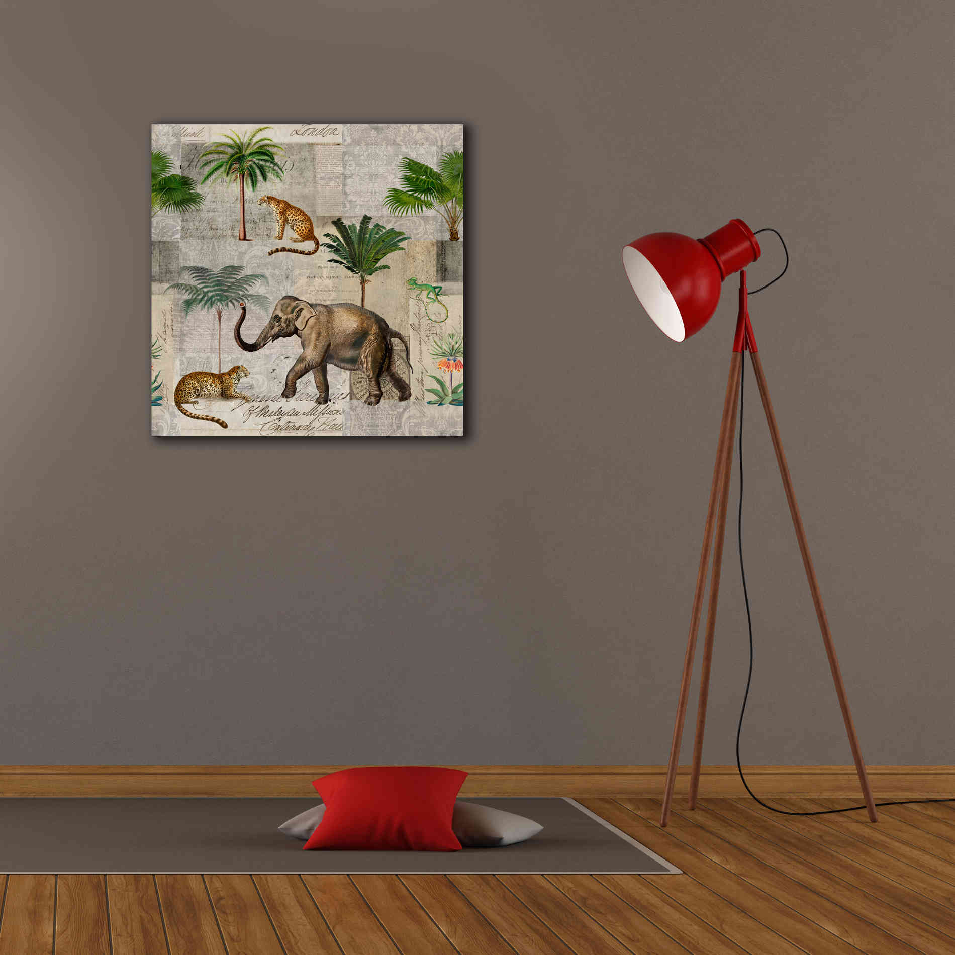 'The Magic Of Africa' by Andrea Haase Giclee Canvas Wall Art,26 x 26