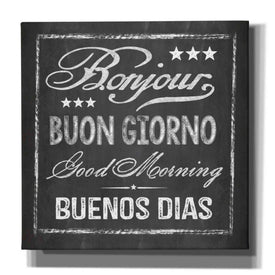 'Chalkboard Greeting' by Andrea Haase Giclee Canvas Wall Art