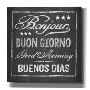 'Chalkboard Greeting' by Andrea Haase Giclee Canvas Wall Art