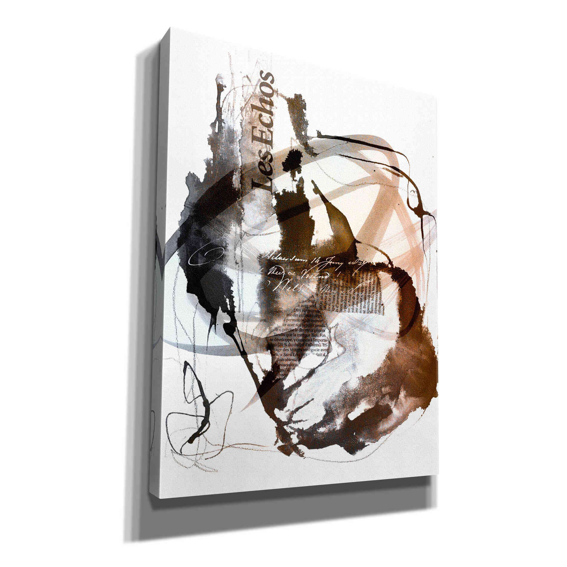 'Story Of Passion Brown' by Andrea Haase Giclee Canvas Wall Art