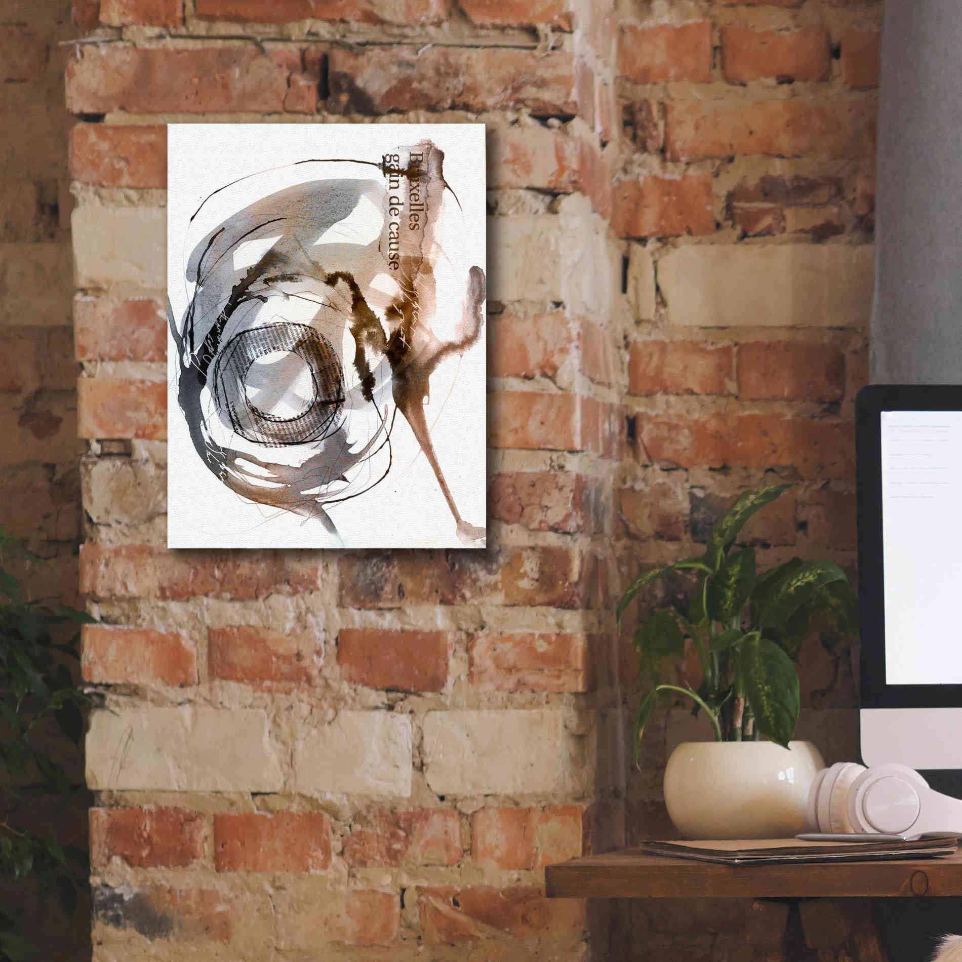 'Story Of Hope Brown' by Andrea Haase Giclee Canvas Wall Art,12 x 16