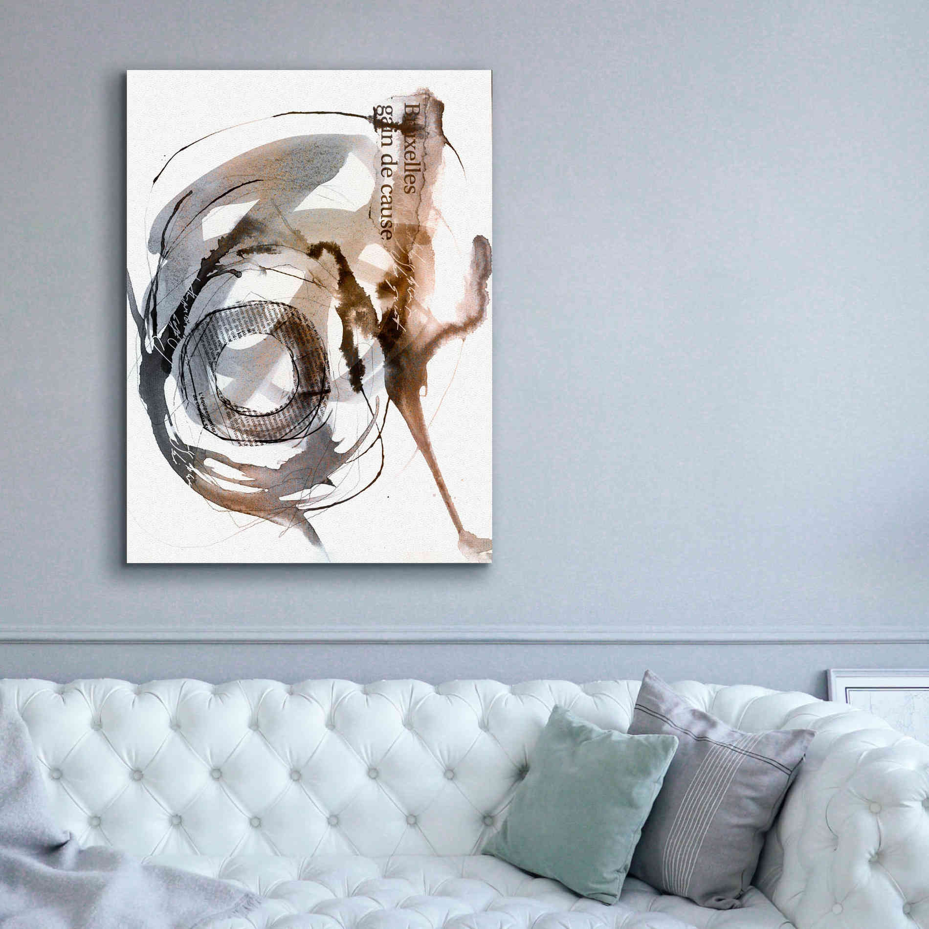 'Story Of Hope Brown' by Andrea Haase Giclee Canvas Wall Art,40 x 54