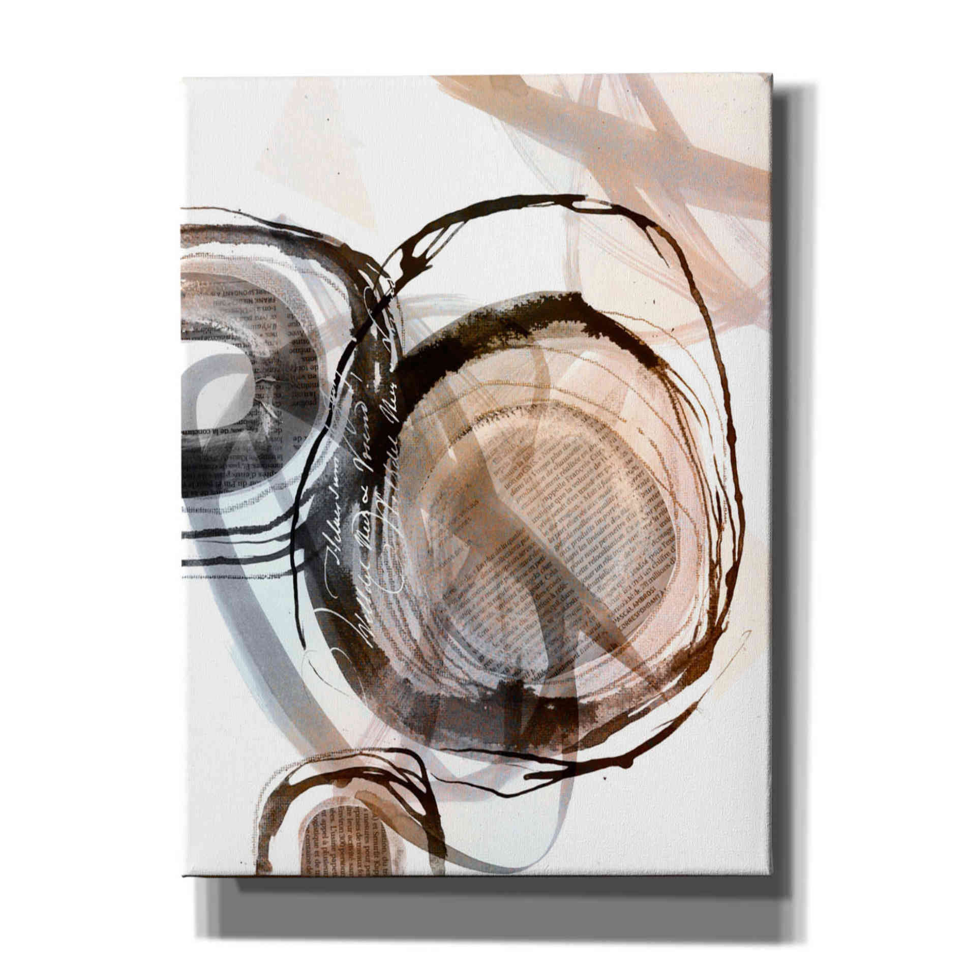 'Story Of Escape Brown' by Andrea Haase Giclee Canvas Wall Art