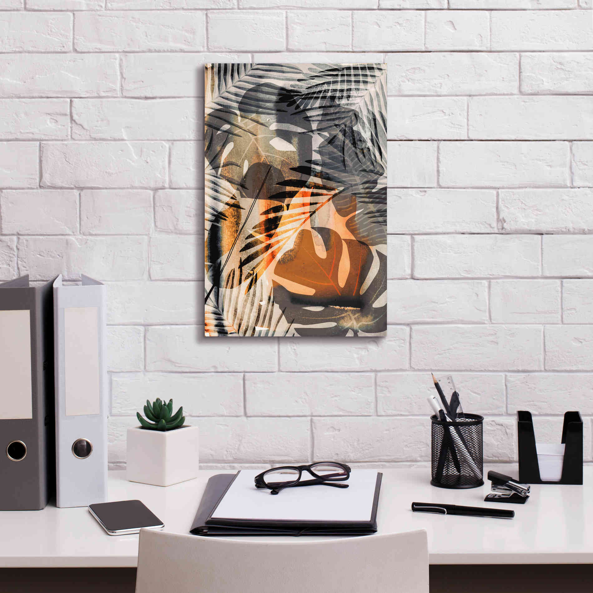 'Exotic Night Orange' by Andrea Haase Giclee Canvas Wall Art,12 x 18