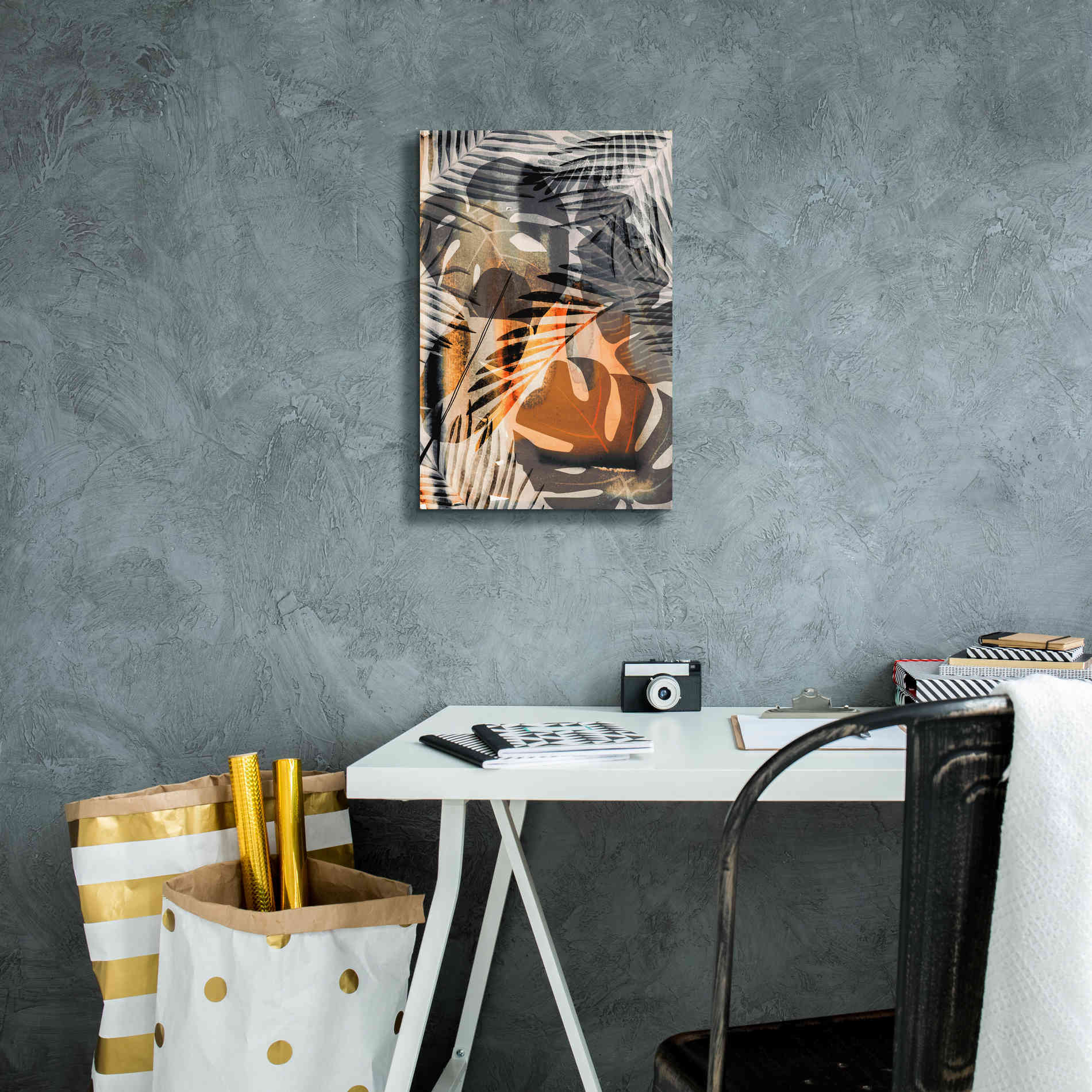 'Exotic Night Orange' by Andrea Haase Giclee Canvas Wall Art,12 x 18
