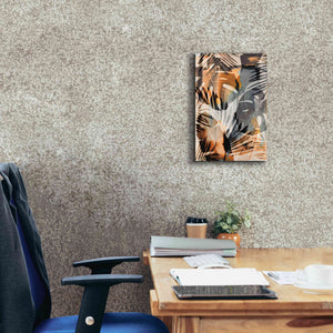 'Exotic Journey Orange' by Andrea Haase Giclee Canvas Wall Art,12 x 18