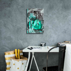 'Exotic Night Green' by Andrea Haase Giclee Canvas Wall Art,12 x 18