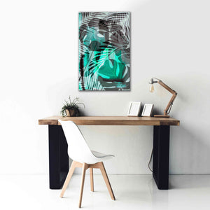 'Exotic Night Green' by Andrea Haase Giclee Canvas Wall Art,26 x 40
