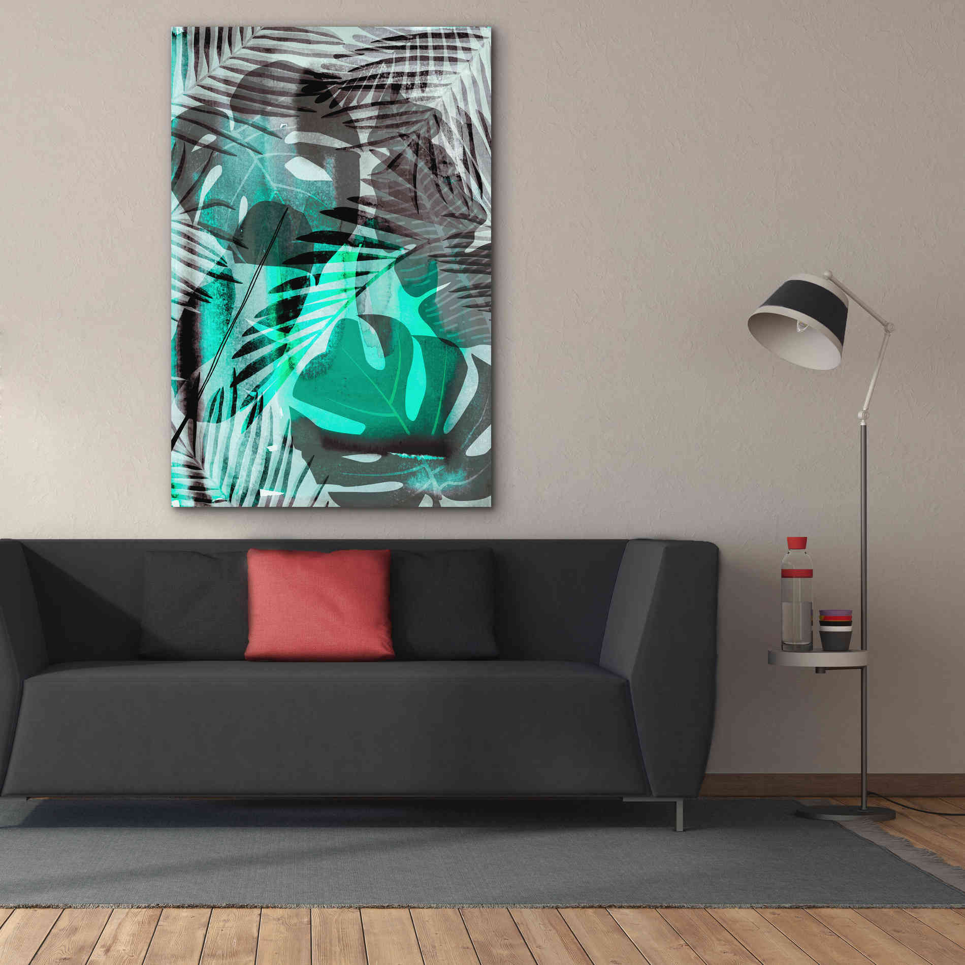'Exotic Night Green' by Andrea Haase Giclee Canvas Wall Art,40 x 60