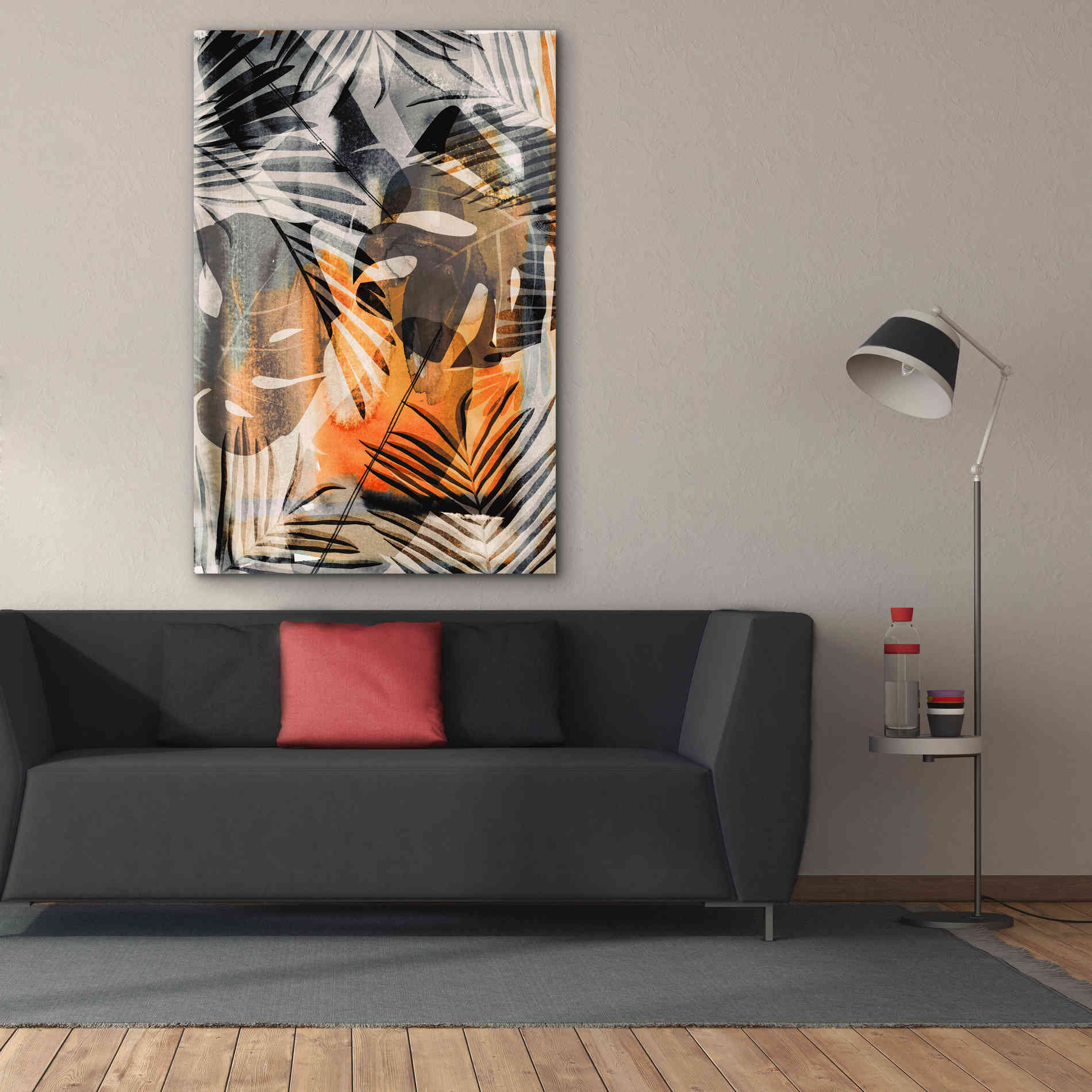 'Exotic Adventure Orange' by Andrea Haase Giclee Canvas Wall Art,40 x 60
