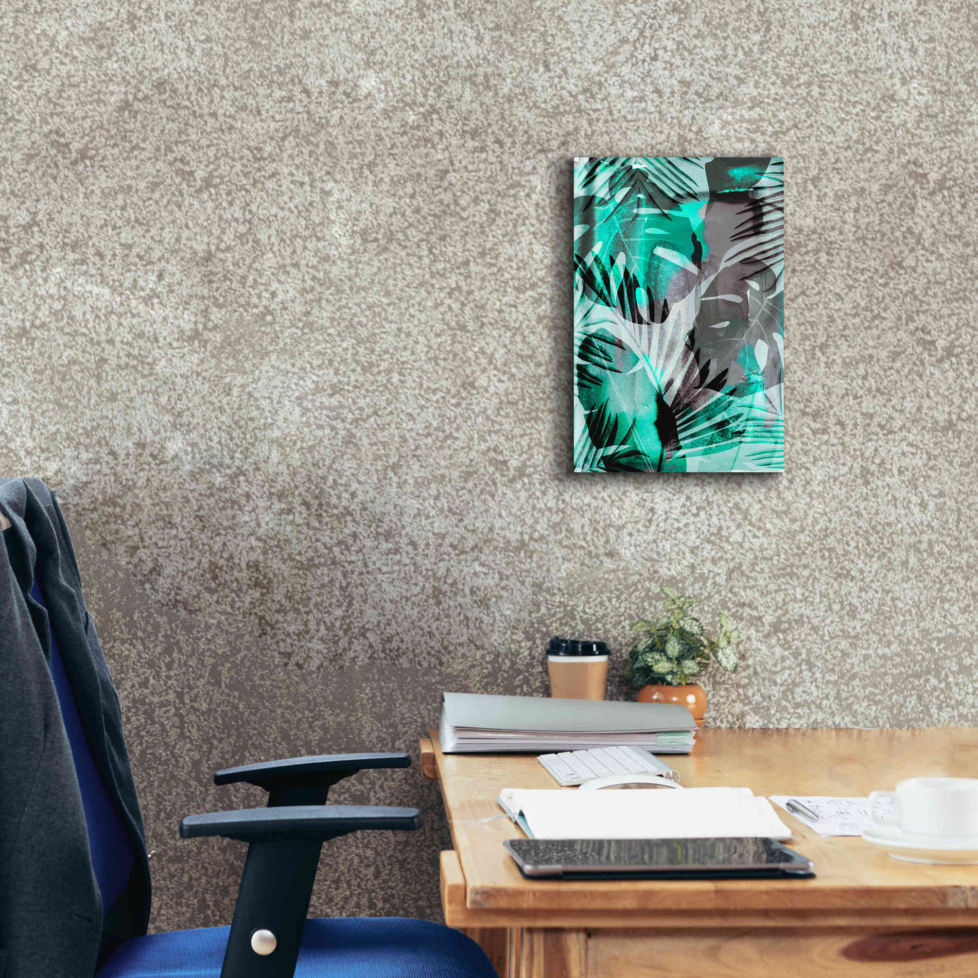 'Exotic Journey Green' by Andrea Haase Giclee Canvas Wall Art,12 x 18