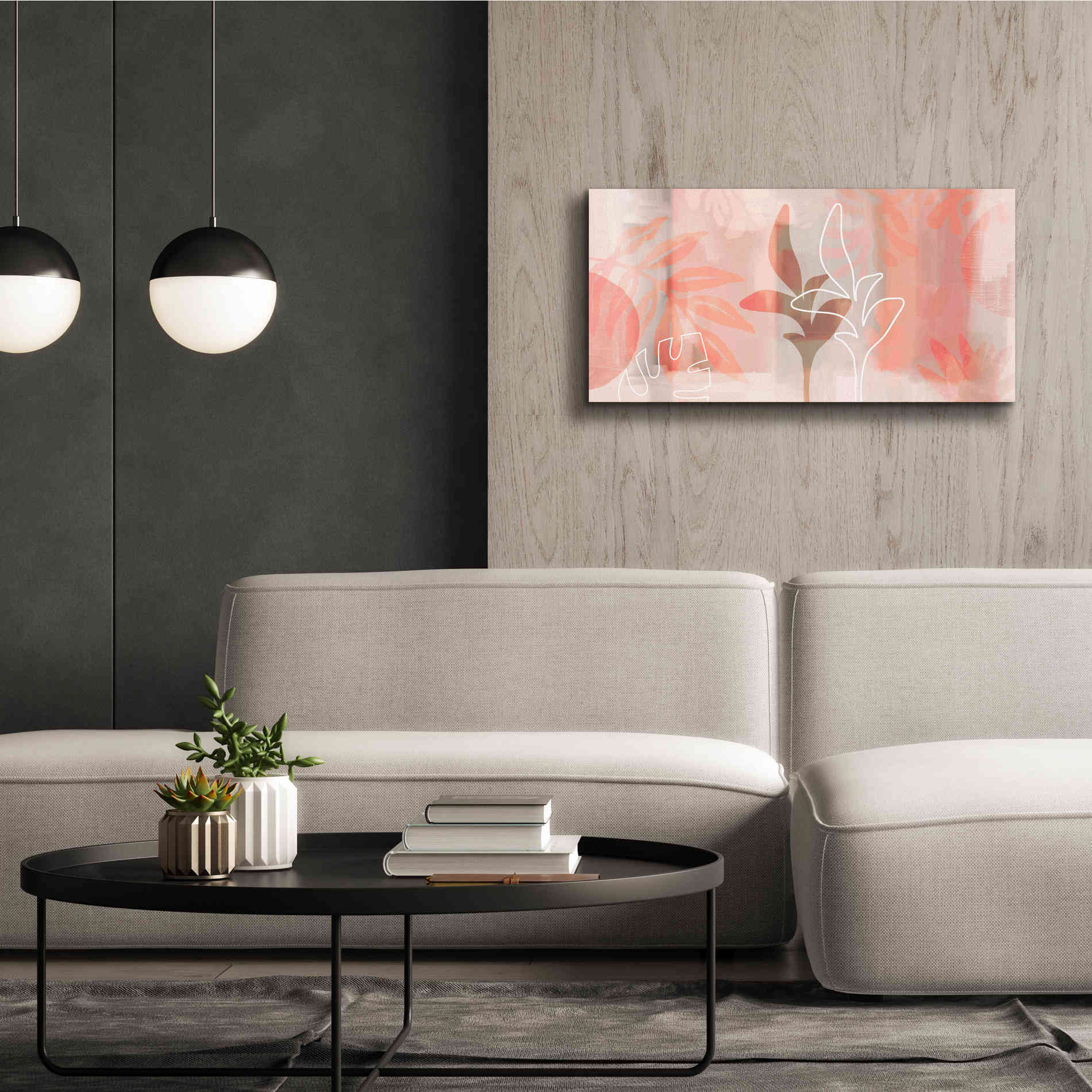 'Plantas Bonitas' by Andrea Haase Giclee Canvas Wall Art,40 x 20
