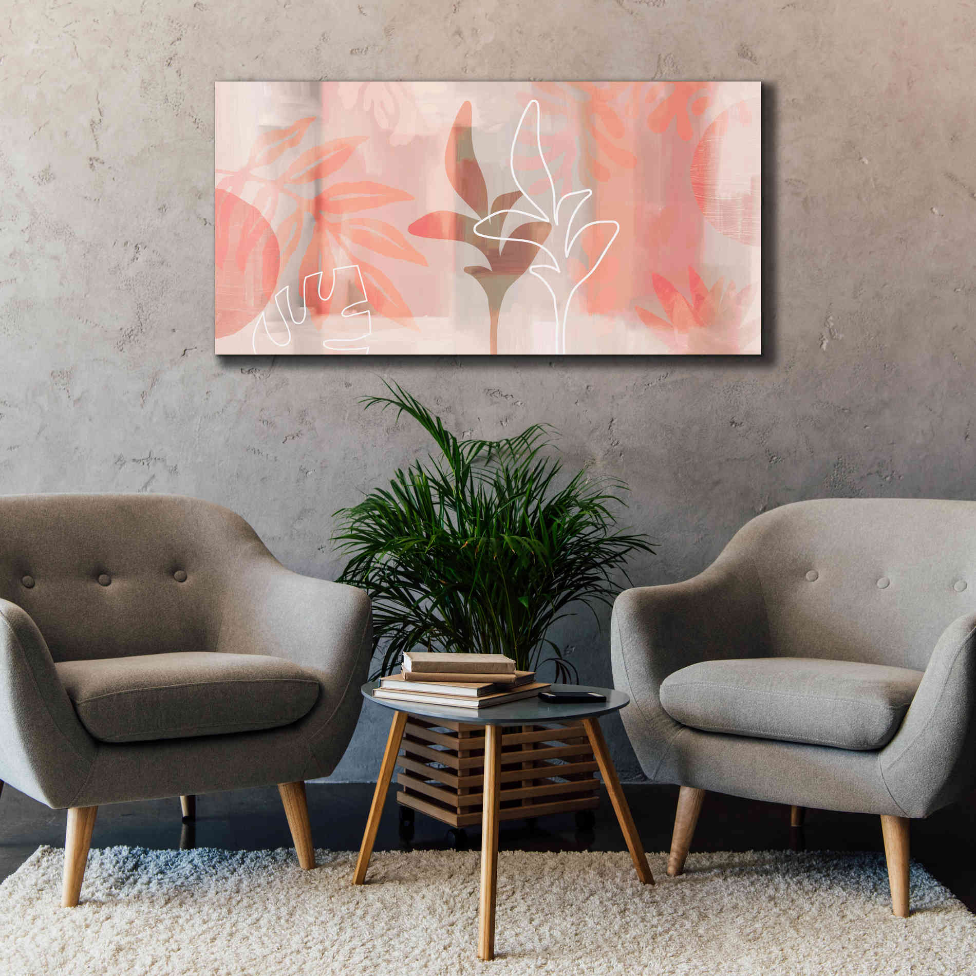 'Plantas Bonitas' by Andrea Haase Giclee Canvas Wall Art,60 x 30