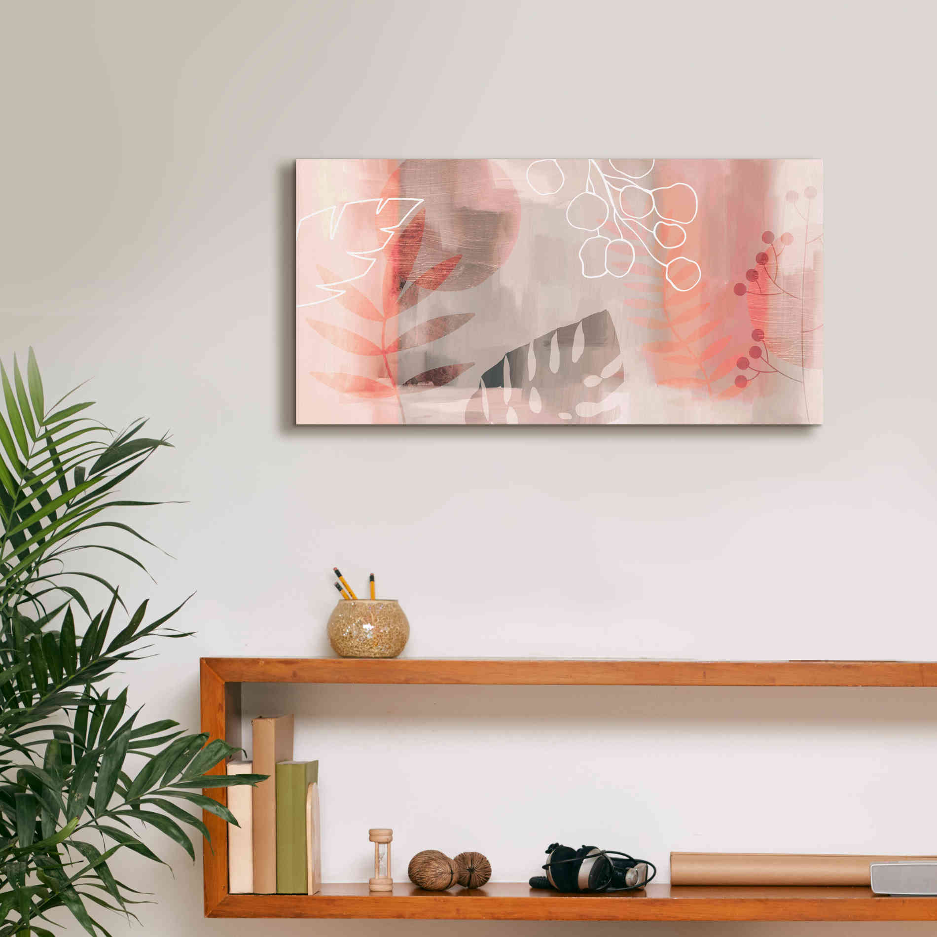 'Plantas Exoticas' by Andrea Haase Giclee Canvas Wall Art,24 x 12