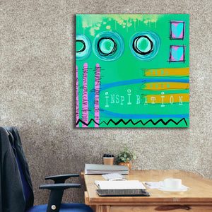 'Abstract Inspiration' by Andrea Haase Giclee Canvas Wall Art,37 x 37