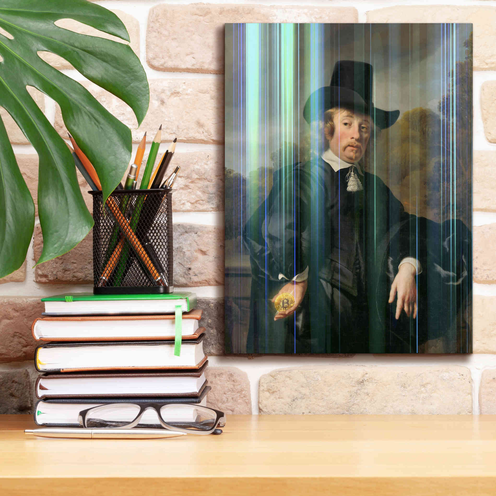 'History Meets Future III' by Andrea Haase Giclee Canvas Wall Art,12 x 16